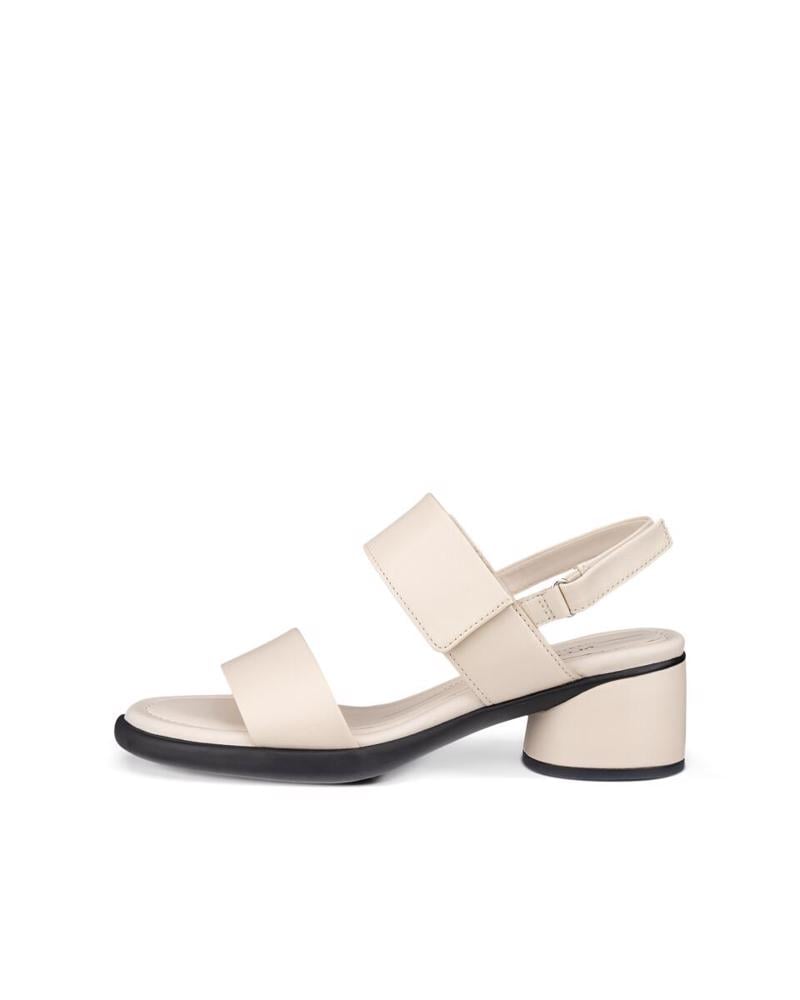 Beige ECCO Sculpted Sandal LX 35 Limestone