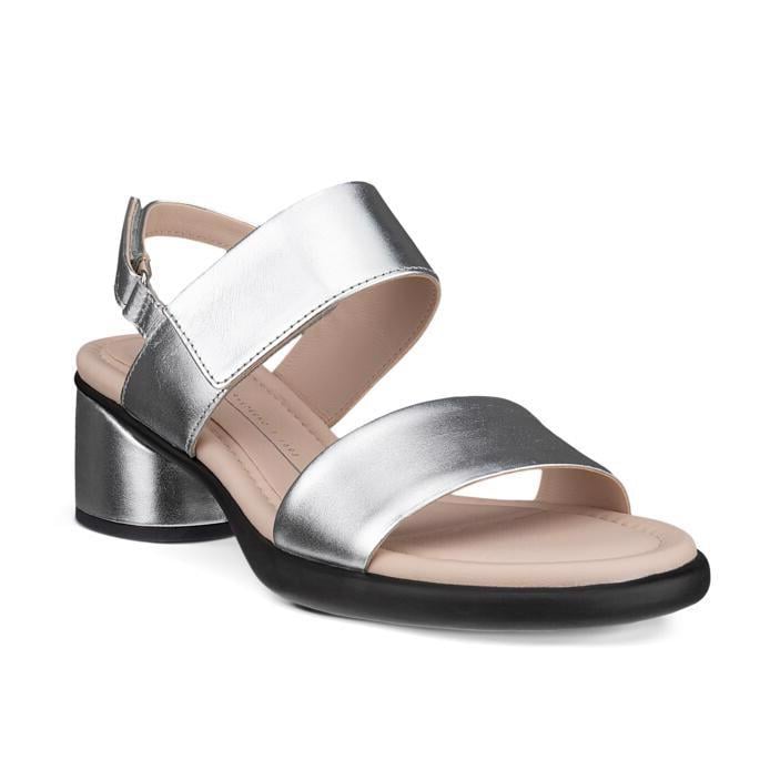 Metalik ECCO Sculpted Sandal LX 35 Pure Silver