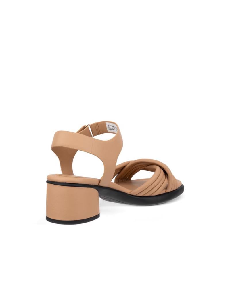 Brown ECCO Sculpted Sandal LX 35 Biscuit