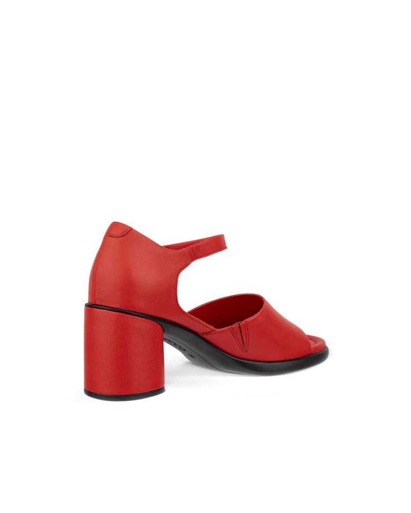 Red ECCO Sculpted Sandal LX 55 Scarlet