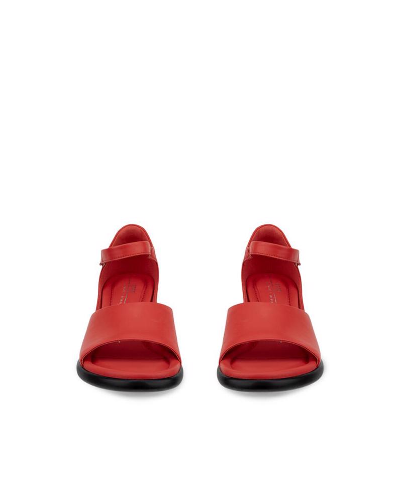 Red ECCO Sculpted Sandal LX 55 Scarlet