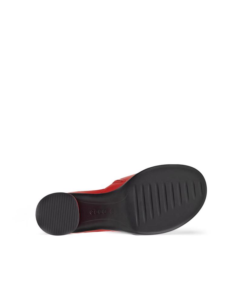 Red ECCO Sculpted Sandal LX 55 Scarlet