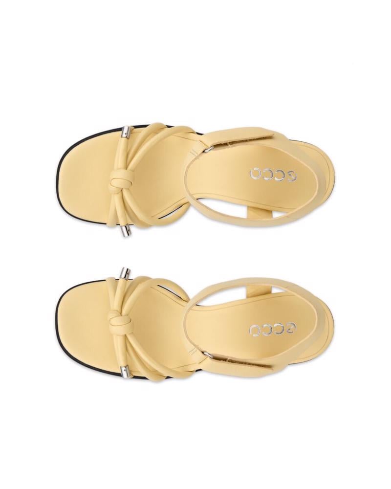 Yellow ECCO Sculpted Alba 65 Straw