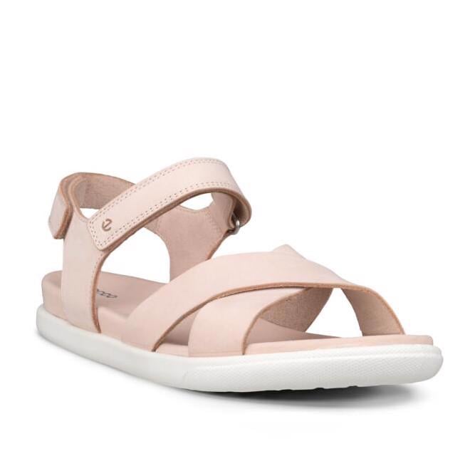 Beige ECCO Damara Sandal Rose Dust