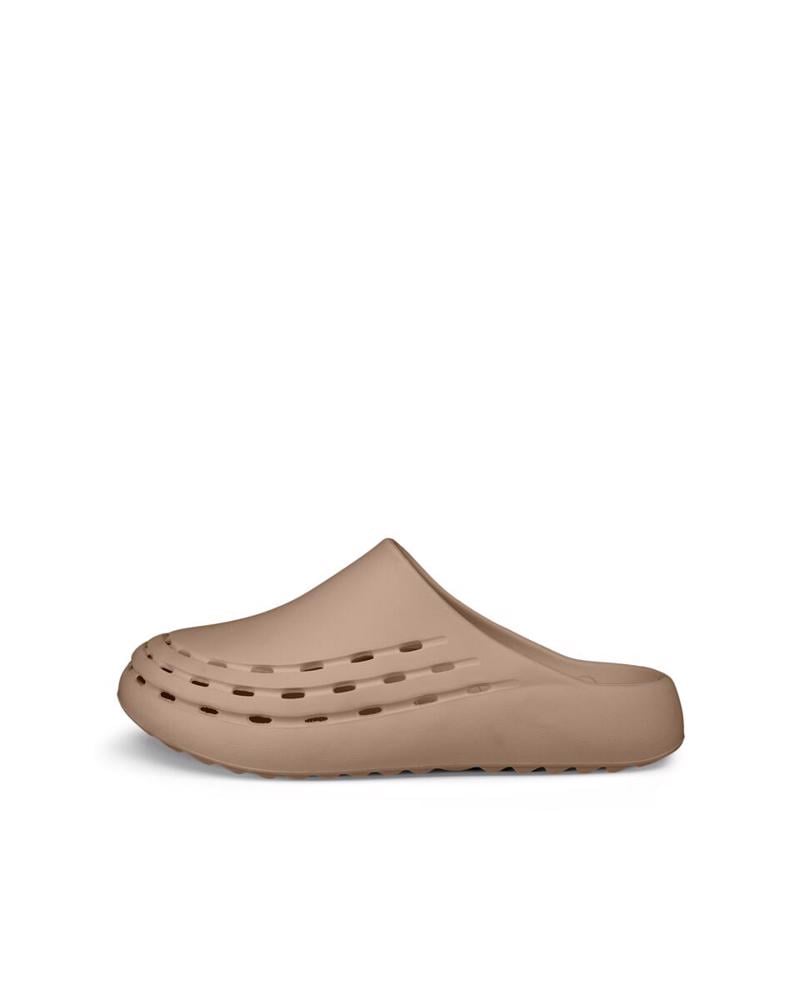 Bej ECCO Cozmo Slide Nude