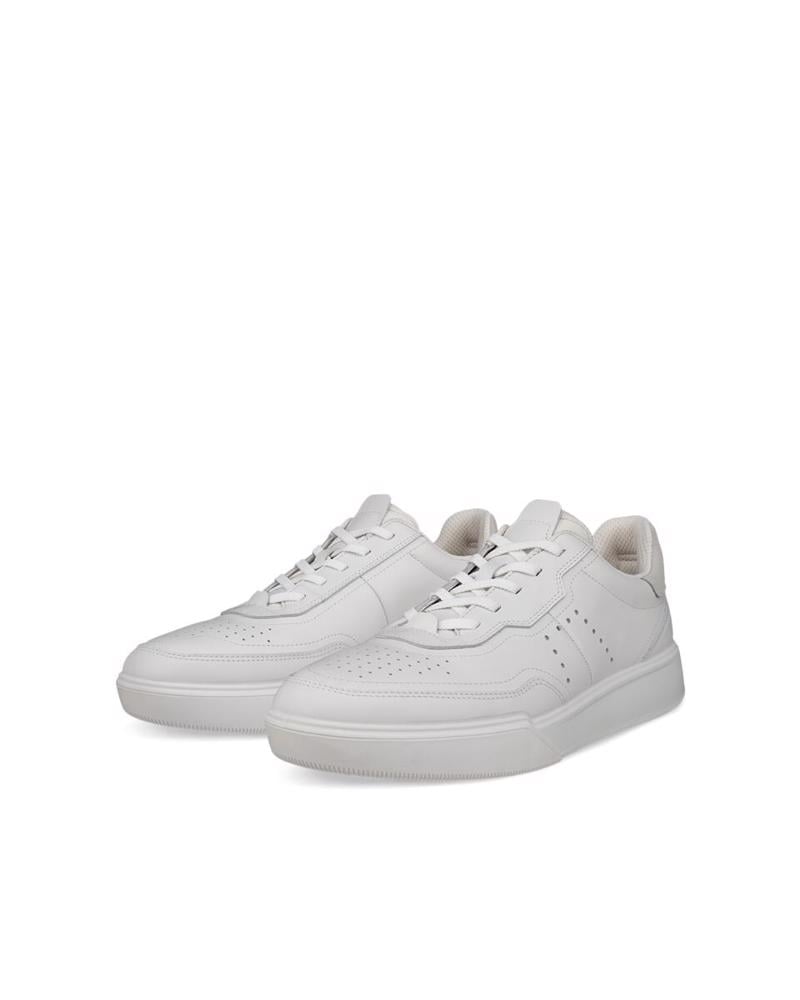 White ECCO Street Court M White