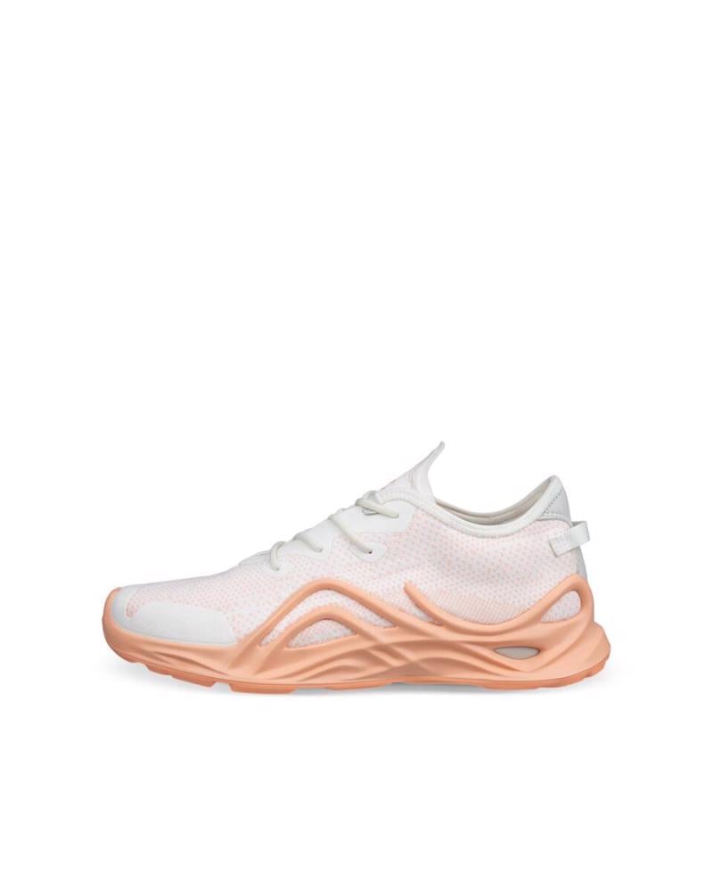 White ECCO Biom Infinite W Peach Nectar
