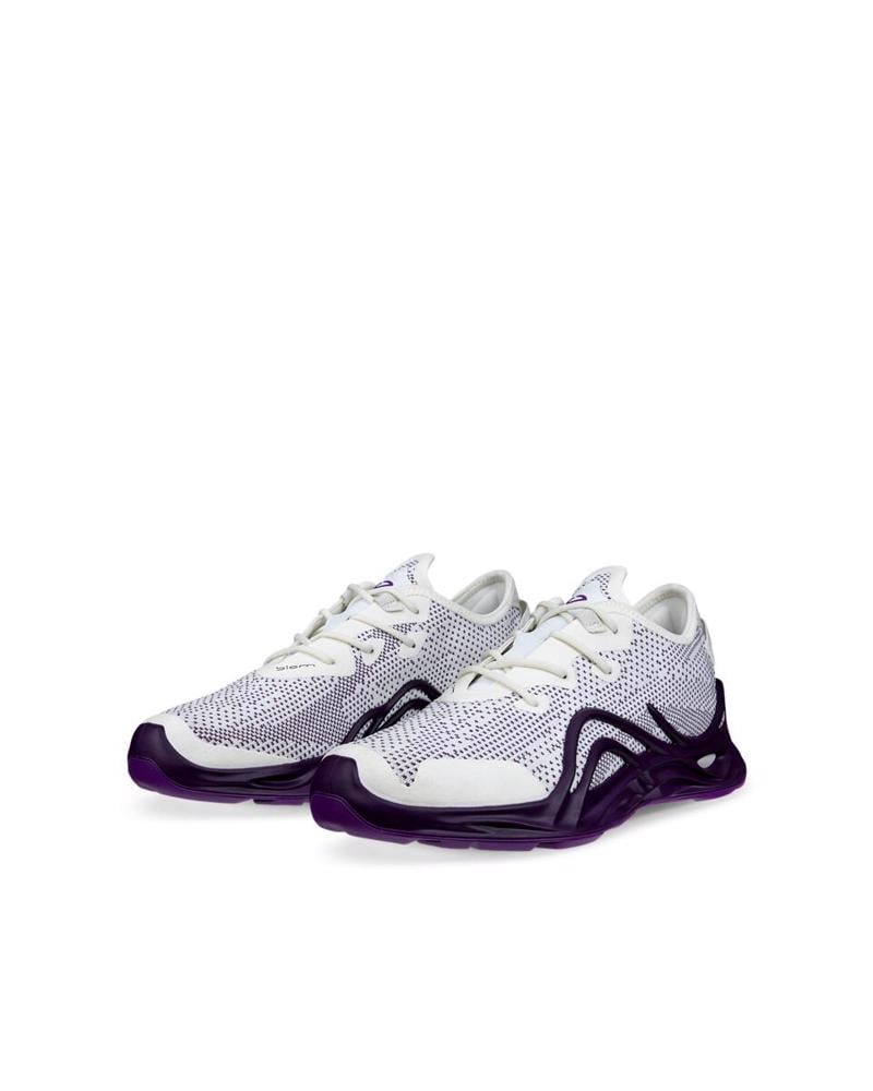 White ECCO Biom Infinite W Imperial Purple