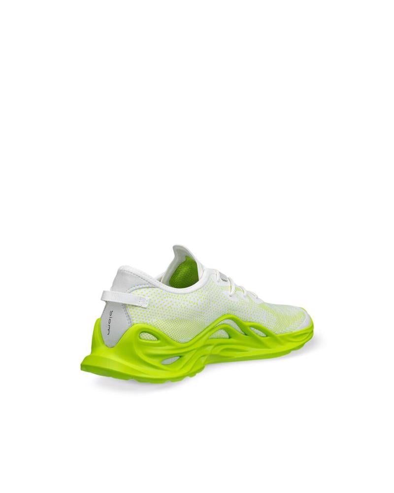 White ECCO Biom Infinite M Lime Punch