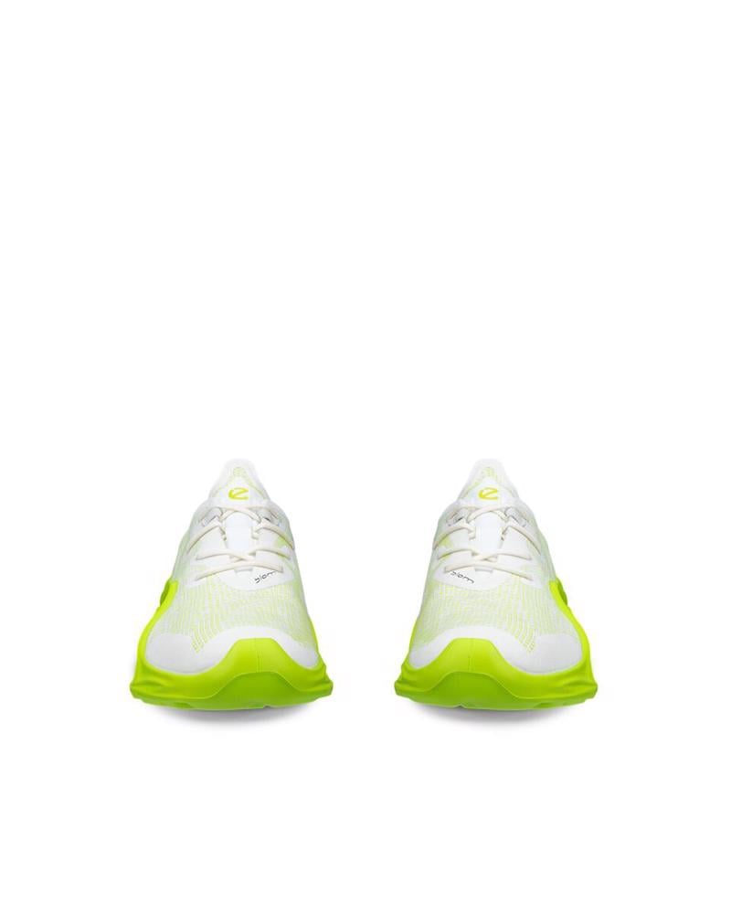 White ECCO Biom Infinite M Lime Punch