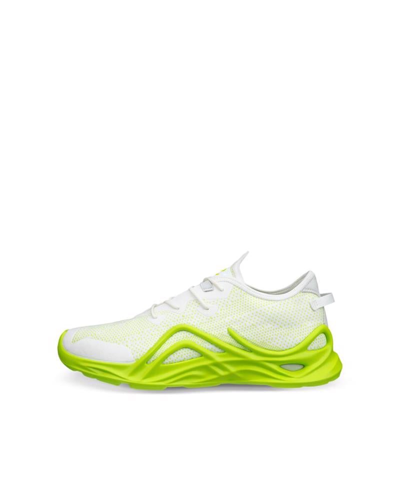 White ECCO Biom Infinite M Lime Punch