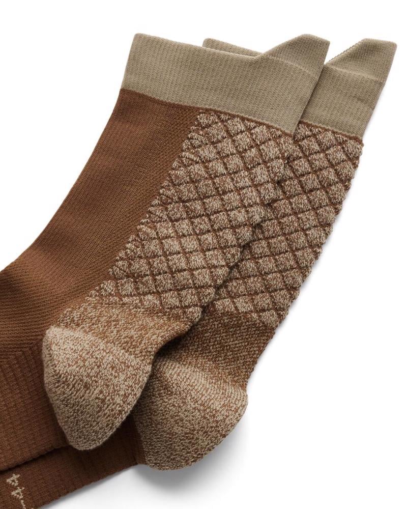 Kahverengi ECCO Tech Hiking Mid-Cut