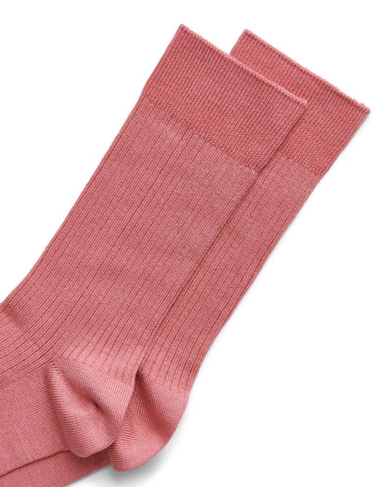 Pembe ECCO Vibe Ribbed Mid-Cut