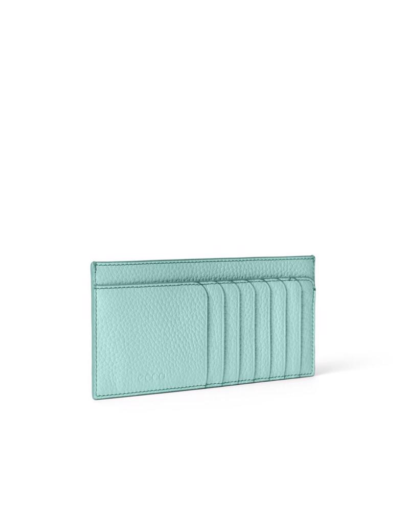 Blue ECCO Wallet Pebbled Leather