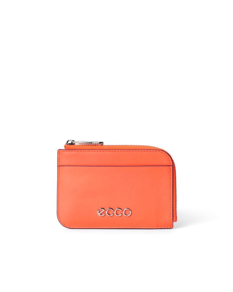 Pomegranate Flower ECCO Card Case Zipped Soft Smooth