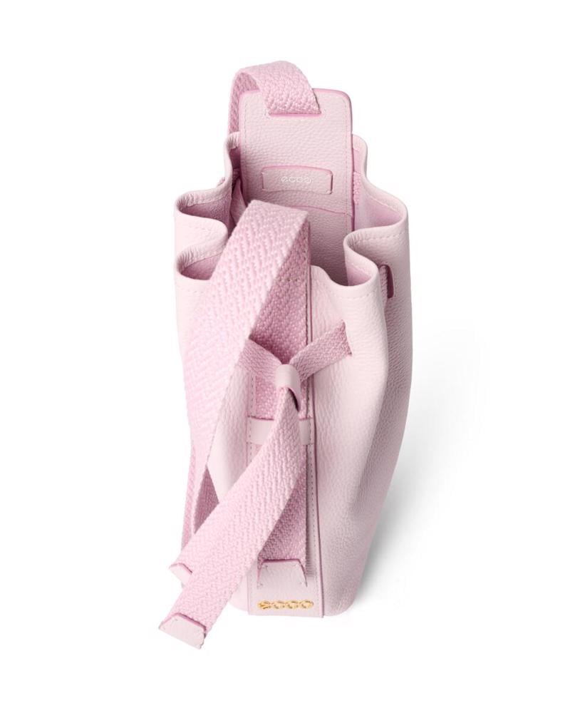 Pink ECCO Sail Bag S Pebbled Leather
