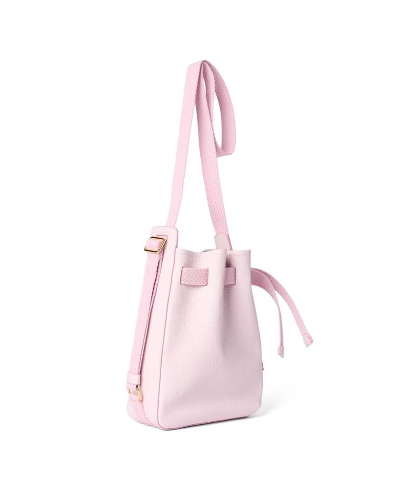 Pink ECCO Sail Bag S Pebbled Leather