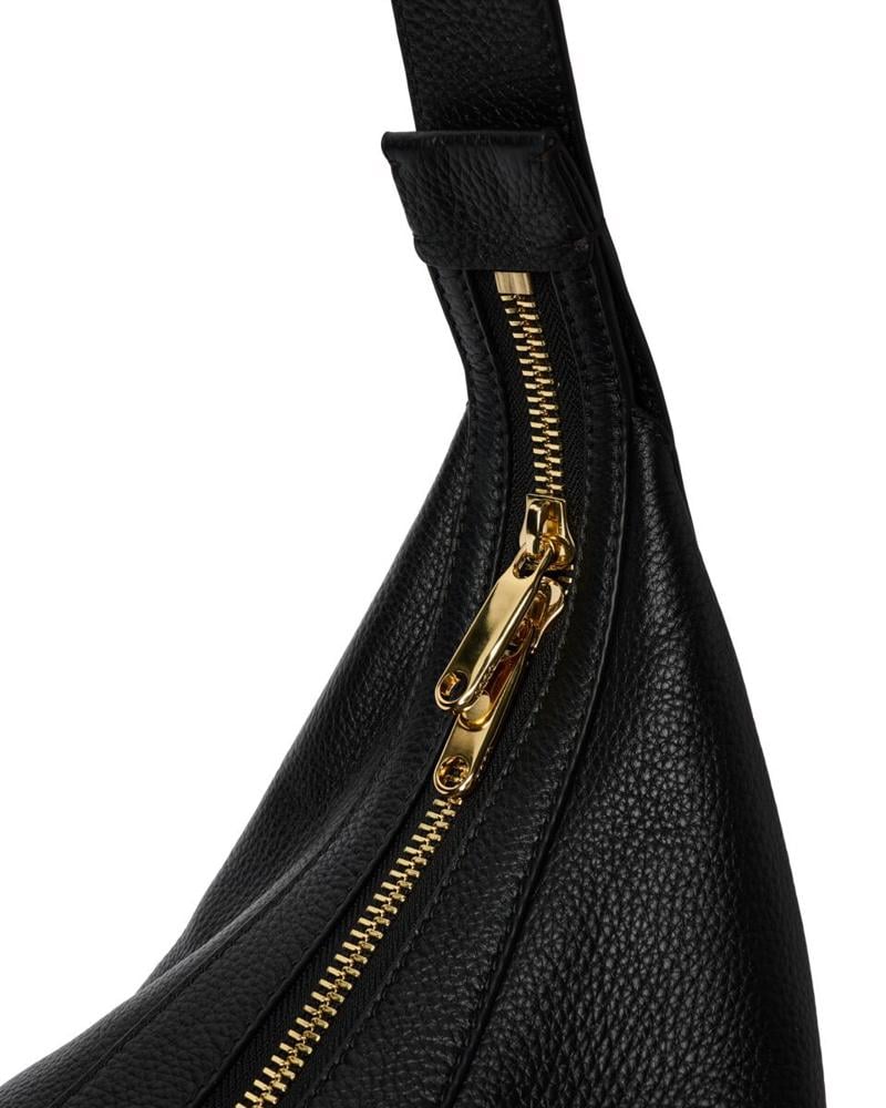 Black ECCO Fortune Bag L Soft Pebbled Leather