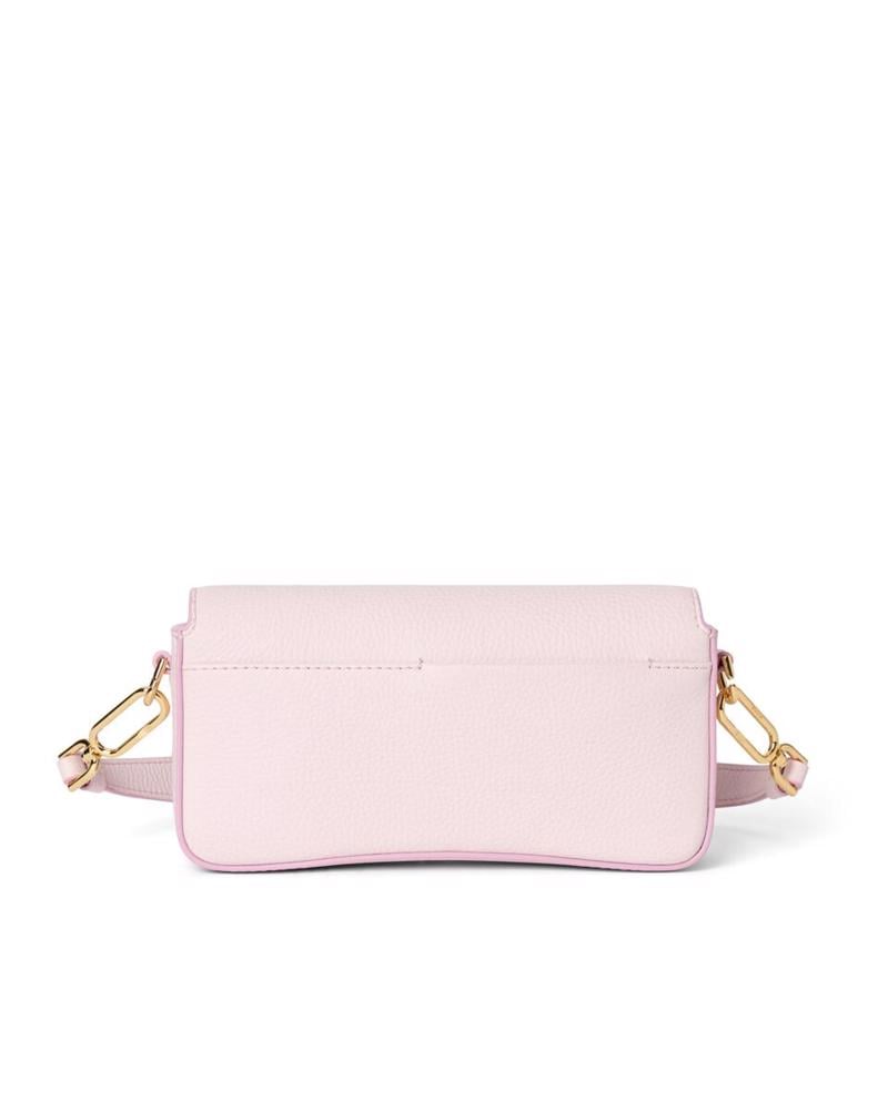 Pink ECCO Pinch Bag S Pebbled Leather Bag