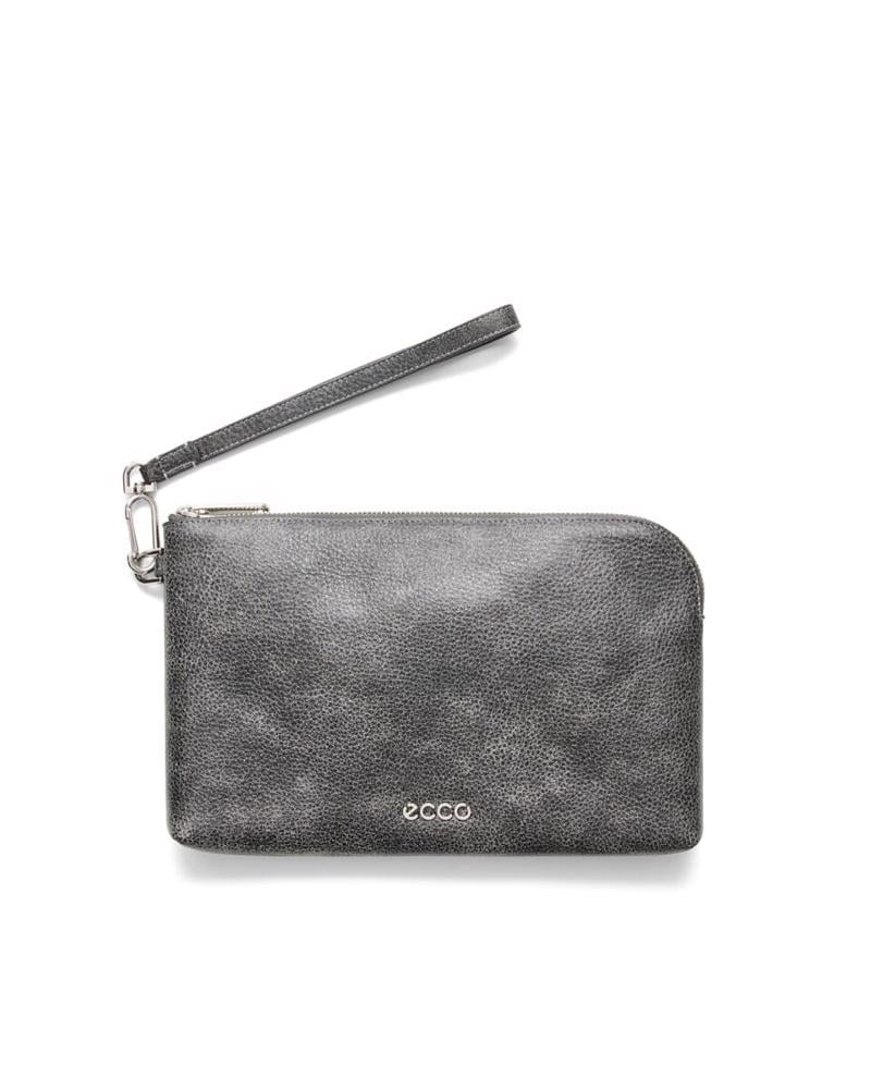 Black ECCO Wristlet L Ragnar Leather