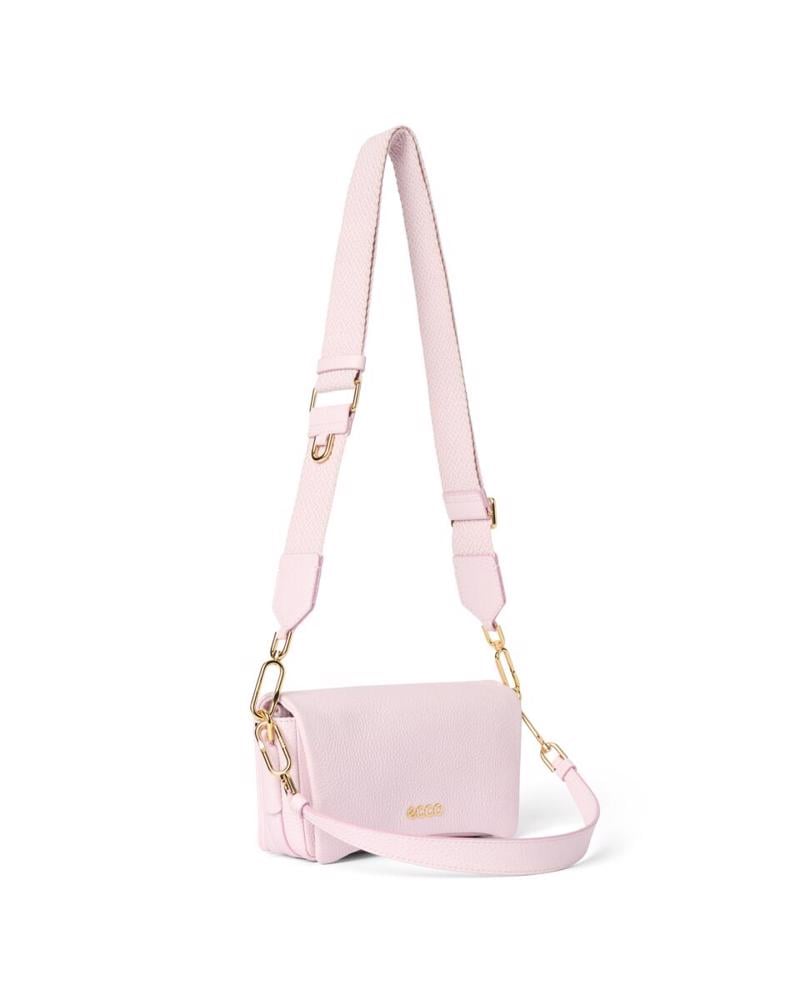 Pink ECCO Pinch Bag M Soft Pebbled Leather
