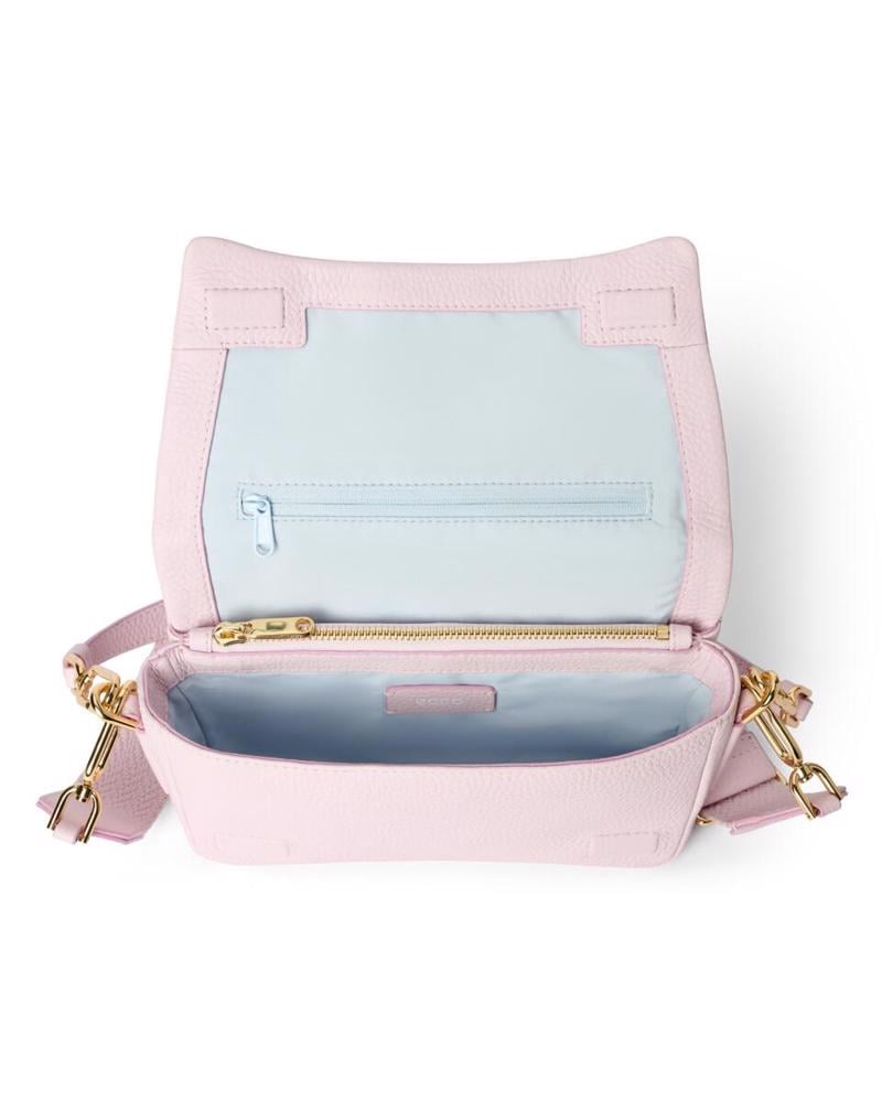 Pink ECCO Pinch Bag M Soft Pebbled Leather