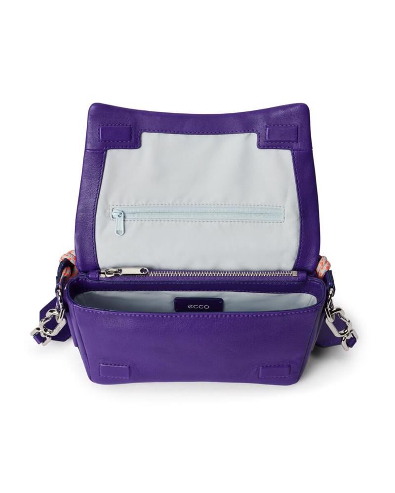 Purple ECCO Pinch Bag M Soft Smooth