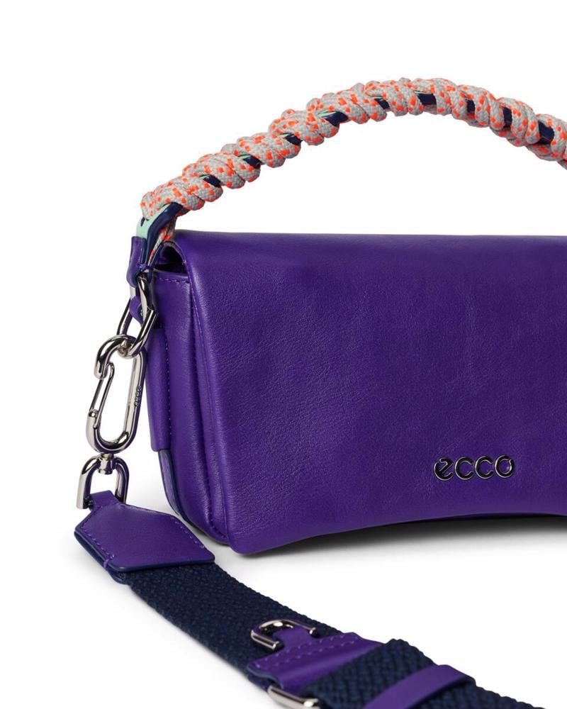Purple ECCO Pinch Bag M Soft Smooth