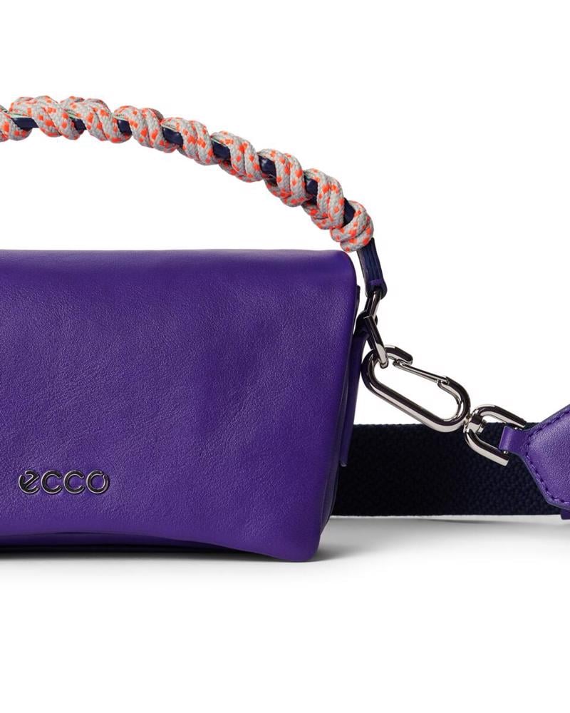 Purple ECCO Pinch Bag M Soft Smooth