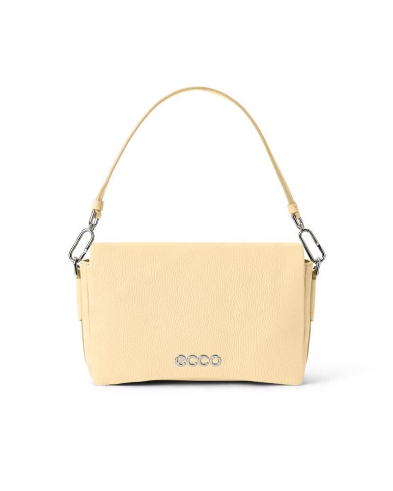Yellow ECCO Pinch Bag L Soft Pebbled Bag