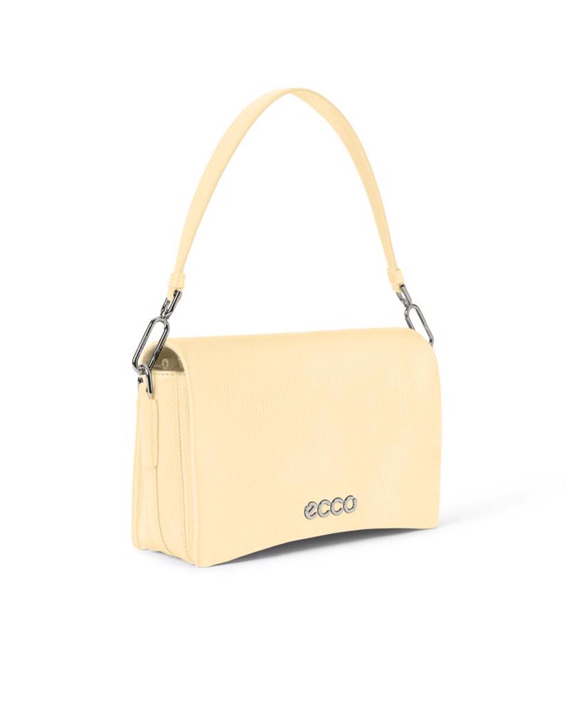 Yellow ECCO Pinch Bag L Soft Pebbled Bag