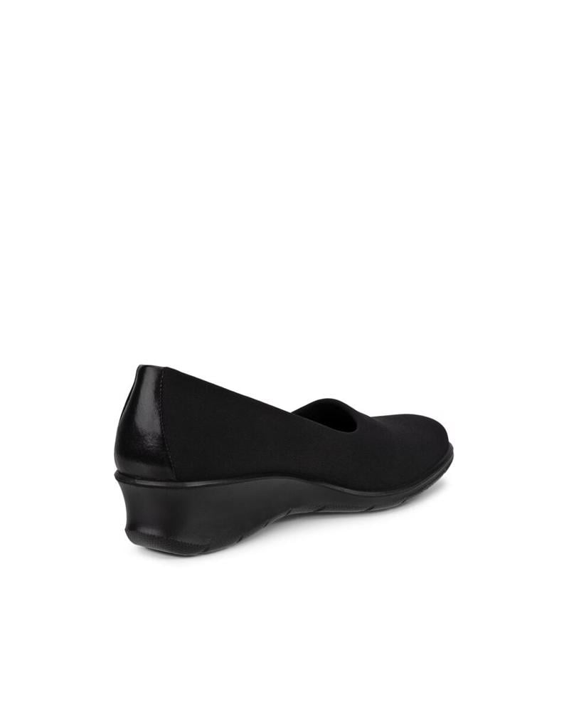 Black Felicia Black/Black Textile/Feather