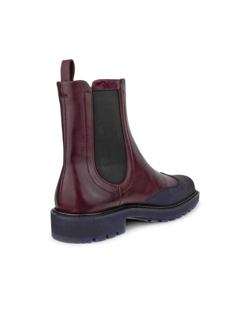 Red ECCO Metropole Oslo W Dark Ruby