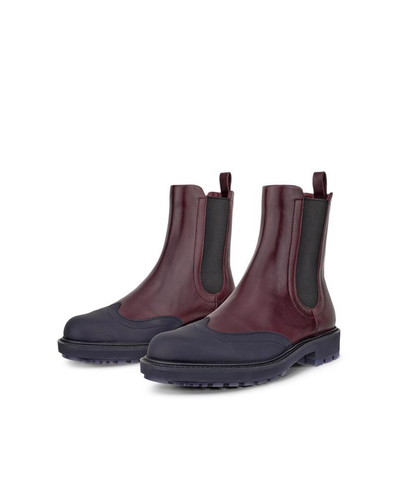 Red ECCO Metropole Oslo W Dark Ruby