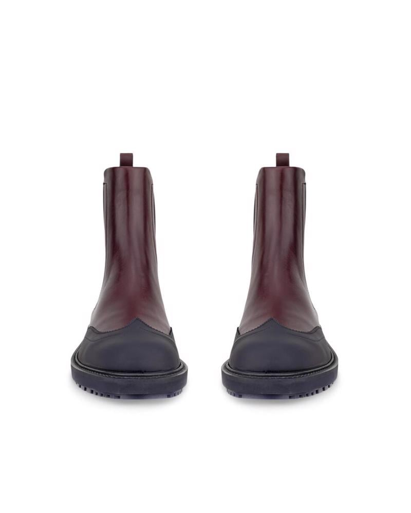 Red ECCO Metropole Oslo W Dark Ruby