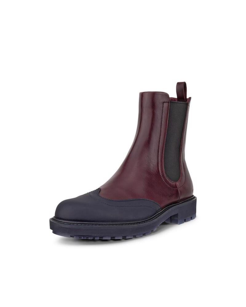 Red ECCO Metropole Oslo W Dark Ruby
