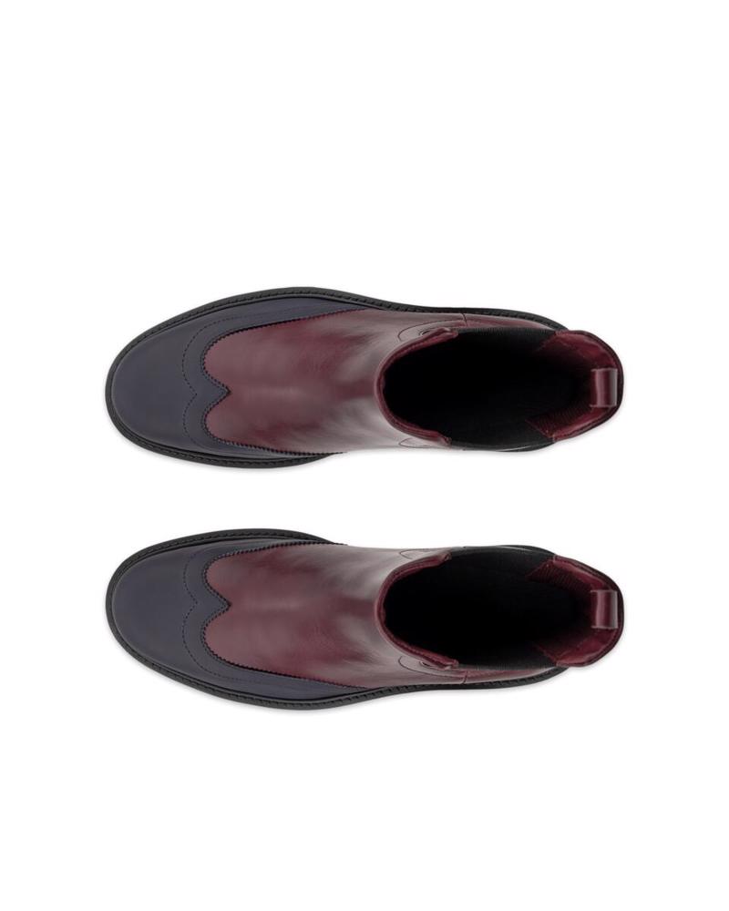 Red ECCO Metropole Oslo W Dark Ruby