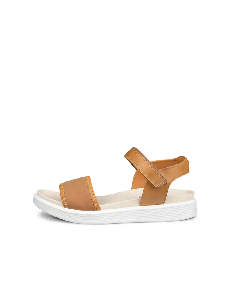 Brown ECCO Soft Sandal W Lion