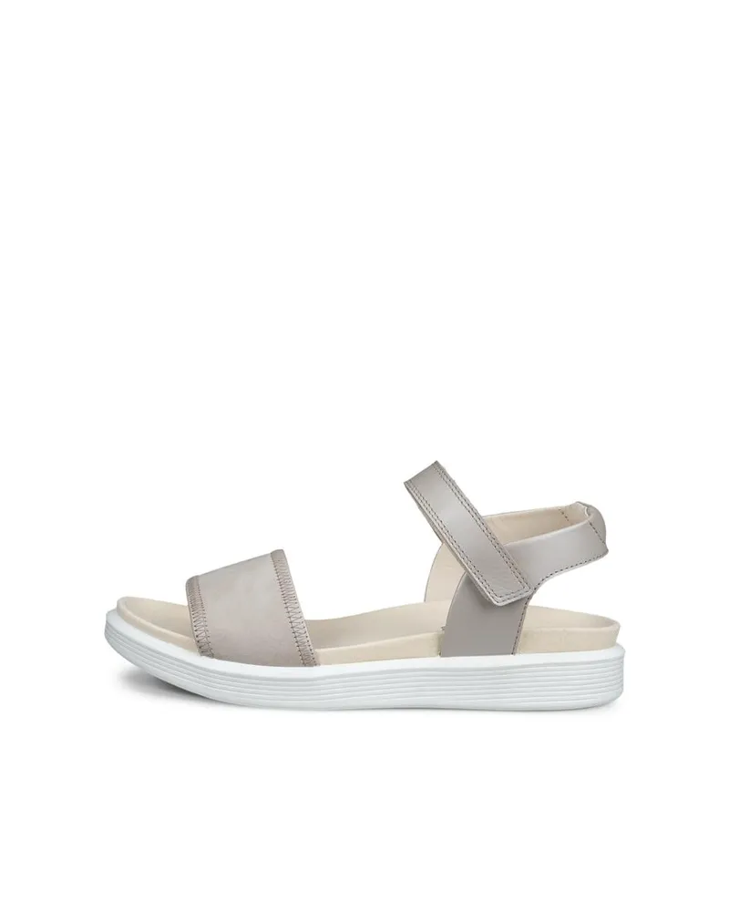 Beige ECCO Soft Sandal W Pure Cashmere Foil