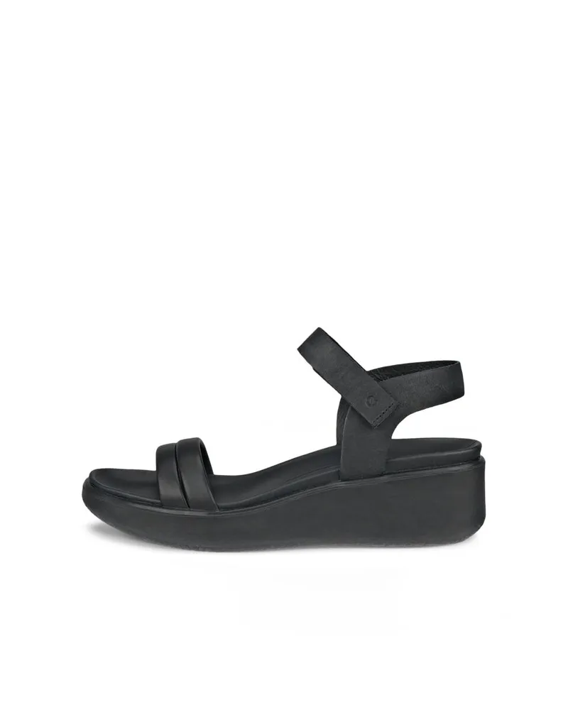 Black ECCO FLOWT WEDGE LX W BLACK/BLACK