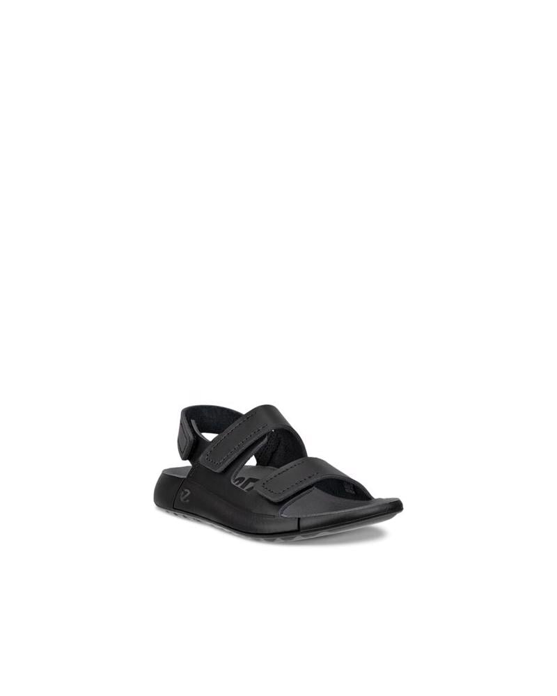 Black ECCO COZMO K FLAT SANDAL