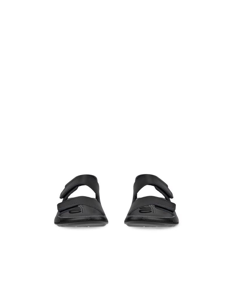 Black ECCO COZMO K FLAT SANDAL