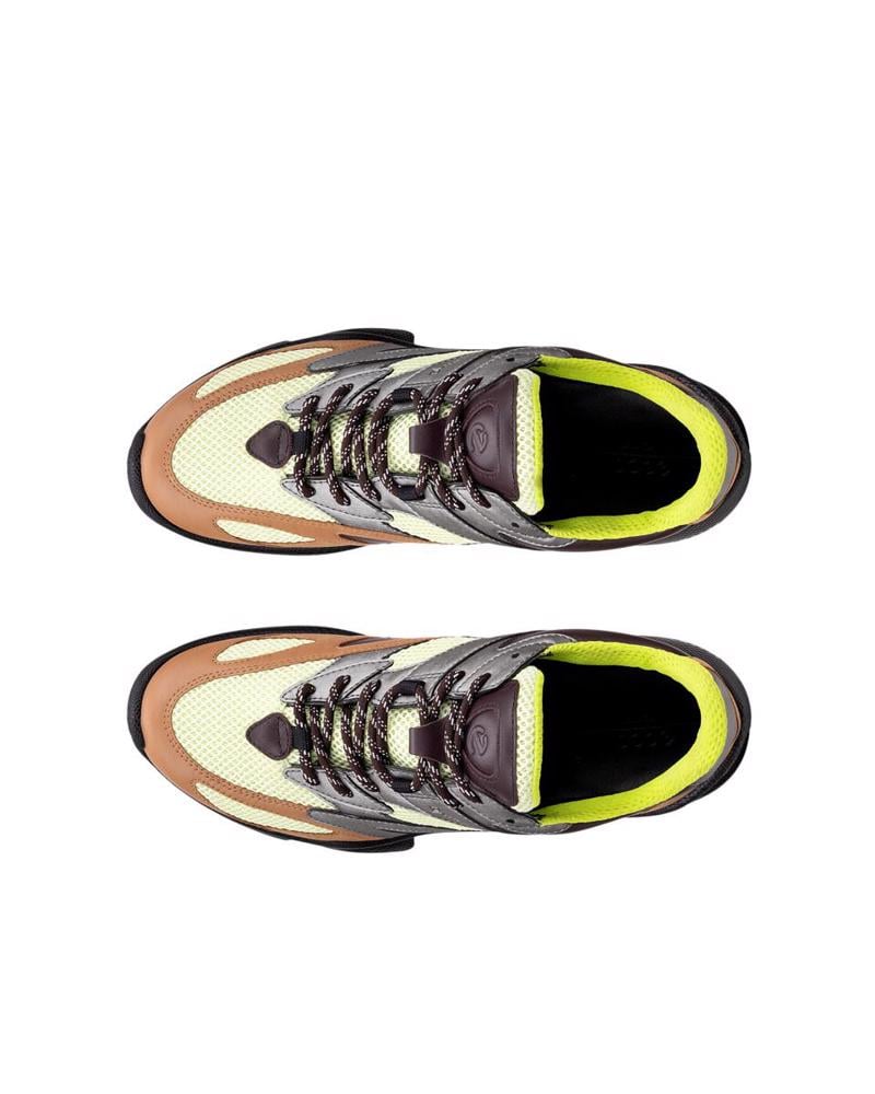 Multicolour ECCO Biom C-Trail M Lime Cream