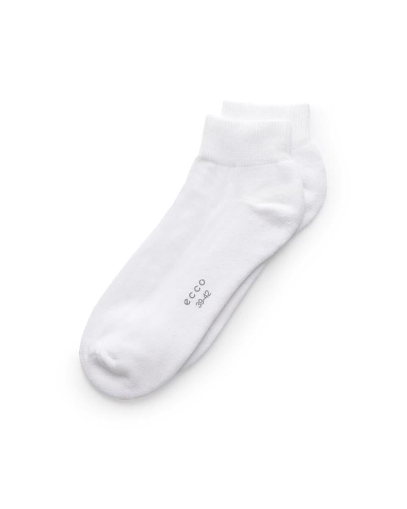 Beyaz ECCO Retro Low Cut 2-Pack