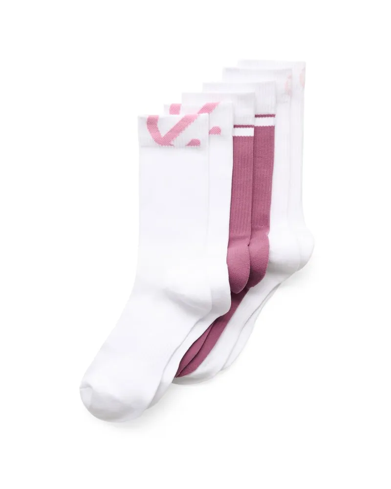 White ECCO Active Everyday Mid-Cut 3-Pack