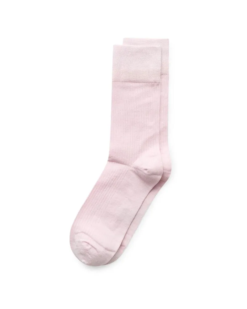 Pink ECCO Classic Women Ribbed Mid Cut