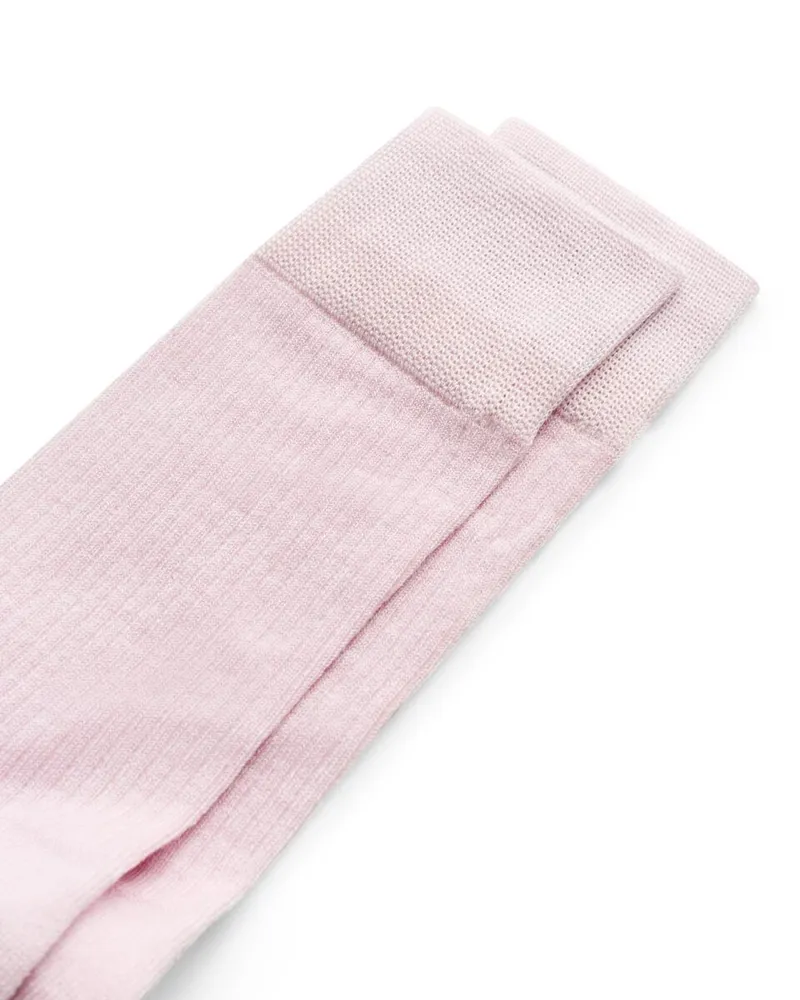 Pembe ECCO Classic Women Ribbed Mid Cut