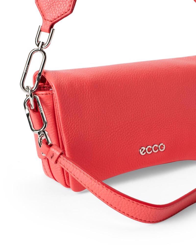 Kırmızı ECCO Pinch Bag M Soft Pebbled Leather