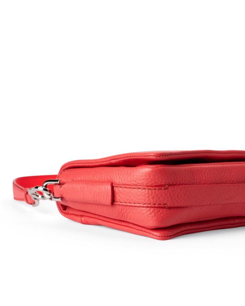 Kırmızı ECCO Pinch Bag M Soft Pebbled Leather