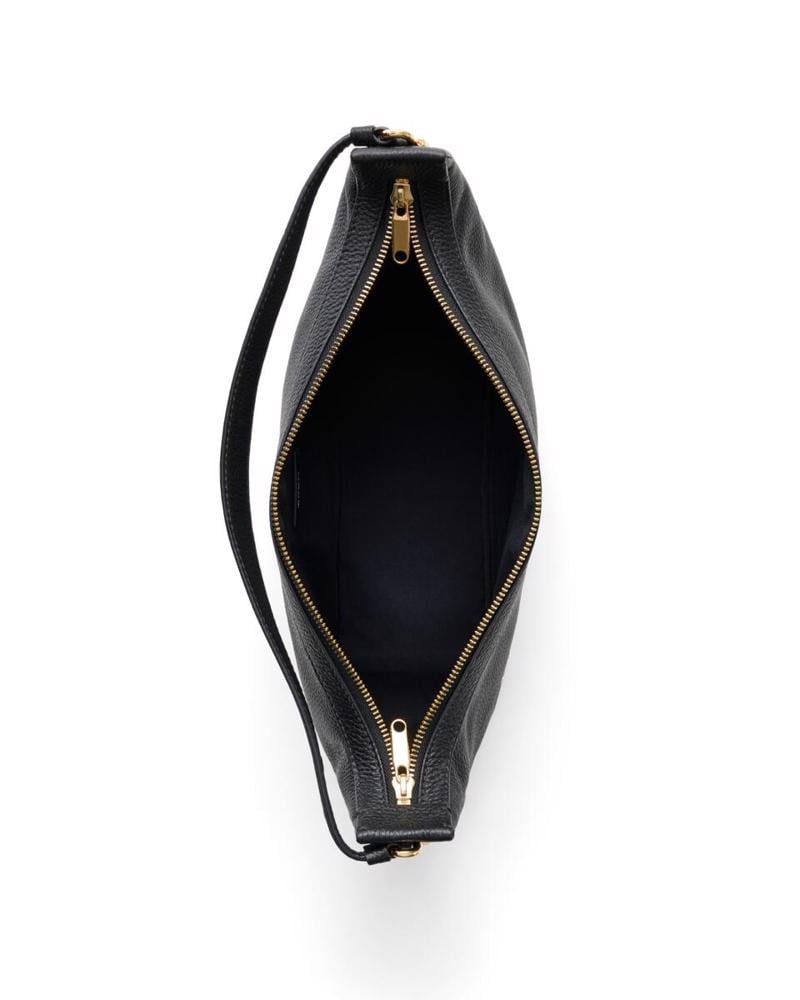 Siyah ECCO Hobo S Soft Pebbled Leather